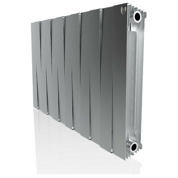 Радиаторы: Радиатор Royal Thermo PianoForte 500 new/Silver Satin 12 секций [RTPNSS50012] фотографии