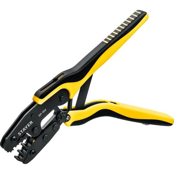 Электромонтажный инструмент: Набор пресс-клещи STAYER Professional SP-4M 4 матрицы, в сумке чехле [45445] фотографии