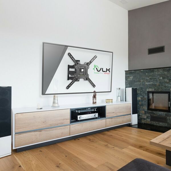 Крепеж для аудио-видео техники: Настенный кронштейн для LED/LCD телевизоров VLK TRENTO-11 black [51033] фотографии