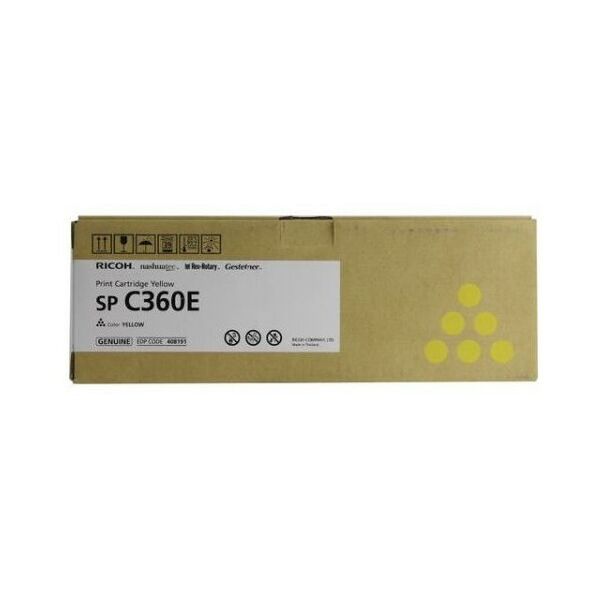 Для Ricoh: Тонер-картридж Ricoh SP C360E Yellow для Ricoh Aficio MP C360/C361 фотографии