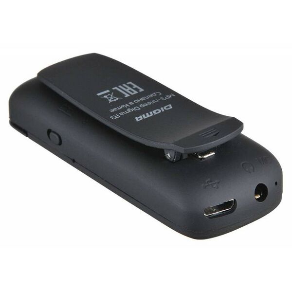 MP3-плееры: Проигрыватель Digma R3-8GB Black MP3  Player, FM Tuner, 8Gb, MicroSD, LCD 0.8", диктофон, USB, Li-Pol фотографии