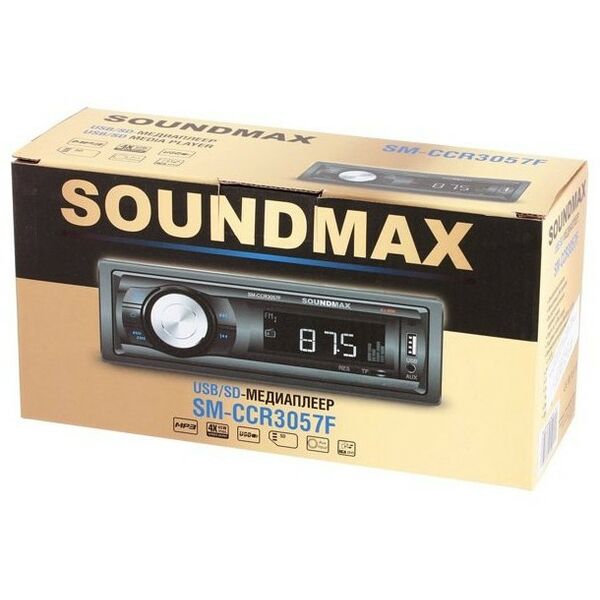 Автомагнитолы: Автомагнитола Soundmax SM-CCR3057F 4x40W, FM,  USB, SD, RCA фотографии