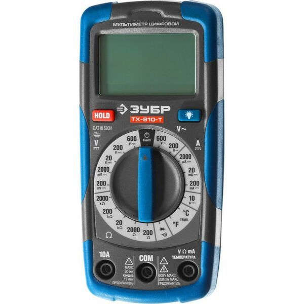 Мультиметр: Мультиметр цифровой Зубр ТХ-810-Т [59810] фотографии