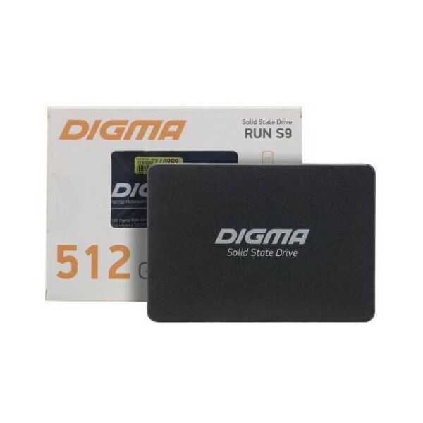 SSD-накопители: Накопитель Digma 512 Gb RUN S9 SATA 6Gb/s 2.5" 3D  TLC [DGSR2512GS93T] фотографии