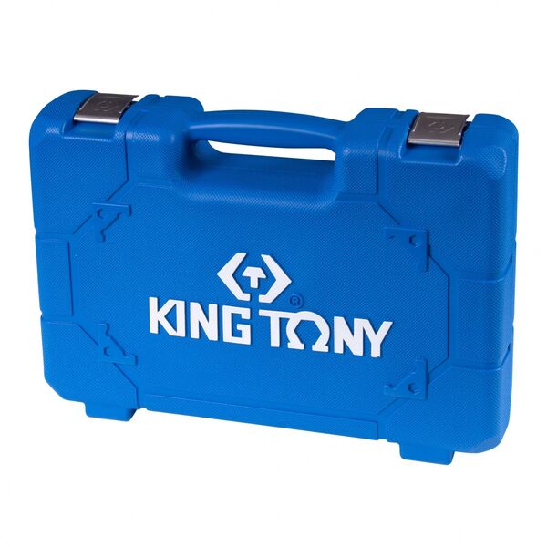 Купить Гайковерт пневматический ударный King Tony 44108AMP01 1/2", 881 Нм, с комплектом головок, 19 предметов, изображение 4 в интернет-магазине Irkshop.ru