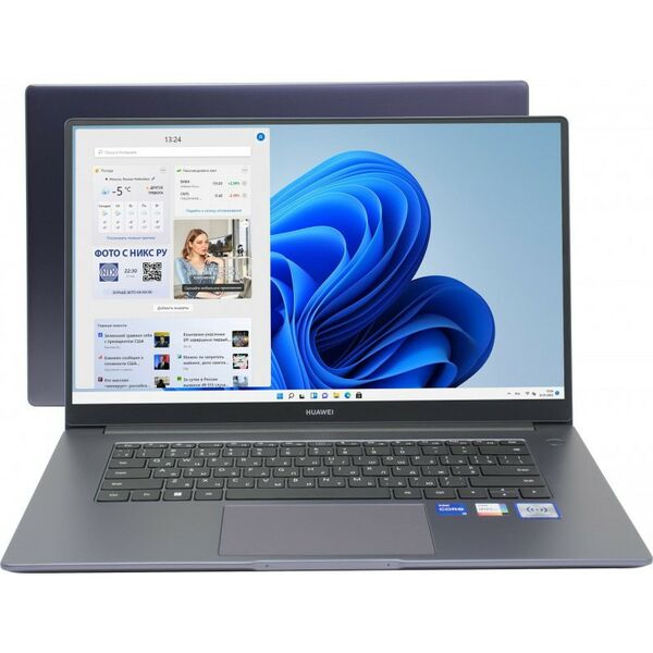Ноутбуки: Ноутбук Huawei MateBook D 15 i5 1135G7/8/256 SSD/WiFi/BT/Win11/15.6" [53012TLV BoD-WDH9] фотографии