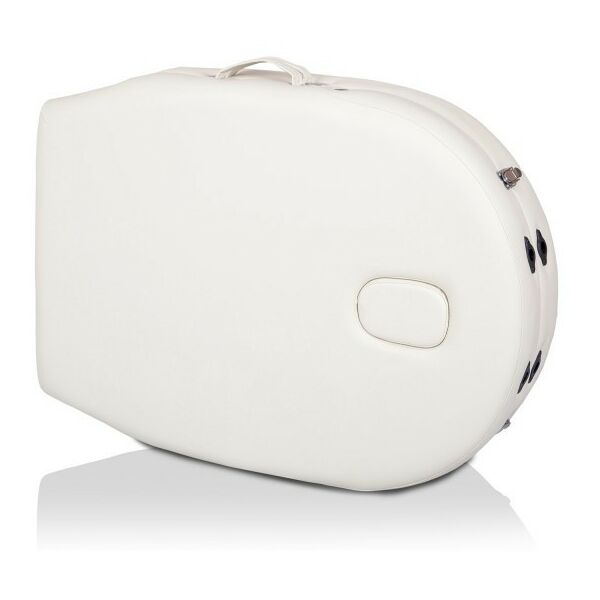 Массажные столы:  Массажный складной стол Mizomed Premium Oval 2 крем фотографии