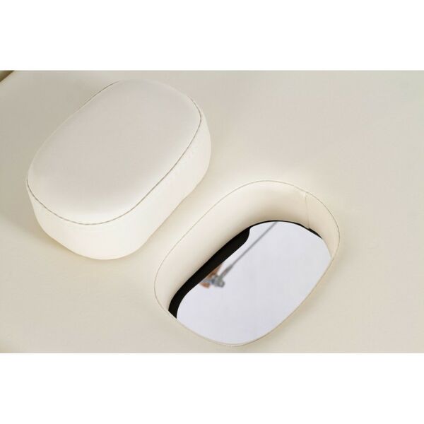 Массажные столы:  Массажный складной стол Mizomed Premium Oval 3 крем фотографии