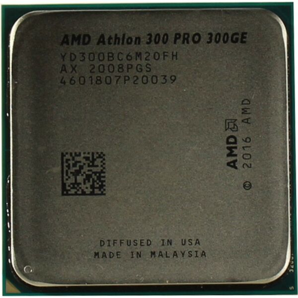 Процессоры: Процессор AMD Athlon 300 PRO 300GE Socket AM4 [YD300BC6] фотографии