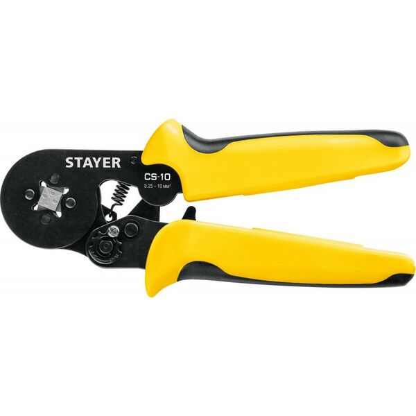 Электромонтажный инструмент: Пресс-клещи STAYER Professional CS-10 для втулочных наконечников 0.25 - 10 мм.кв [44447] фотографии