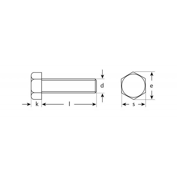 Купить Болт Зубр M16 x 120 мм ГОСТ 7798-70, 5 кг, кл. пр. 5.8, оцинкованный [303080-16-120], изображение 2 в интернет-магазине Irkshop.ru