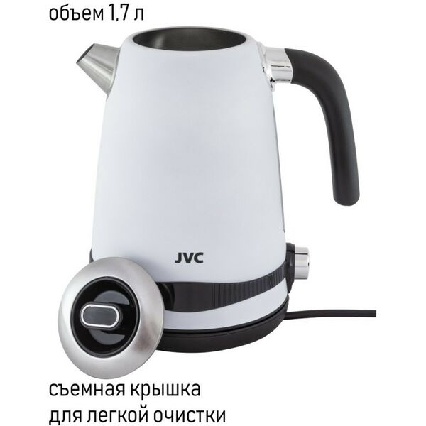 Чайники, термопоты: Чайник JVC JK-KE1730 white фотографии