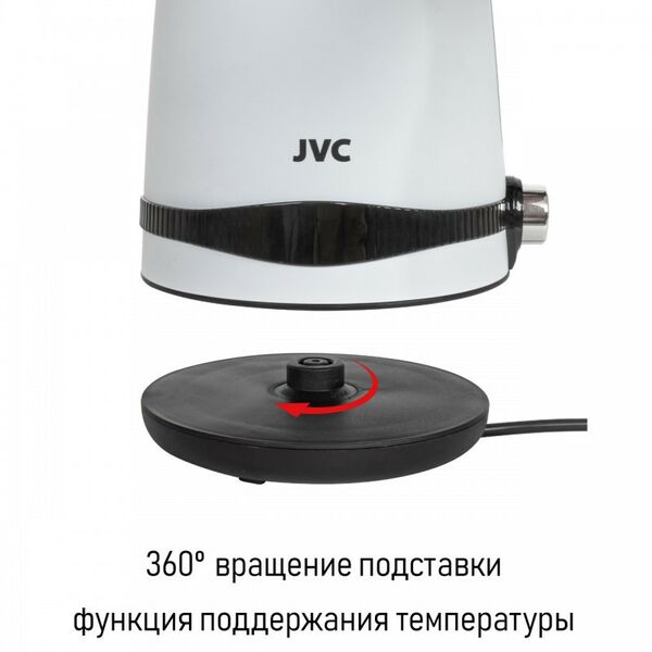Чайники, термопоты: Чайник JVC JK-KE1730 white фотографии
