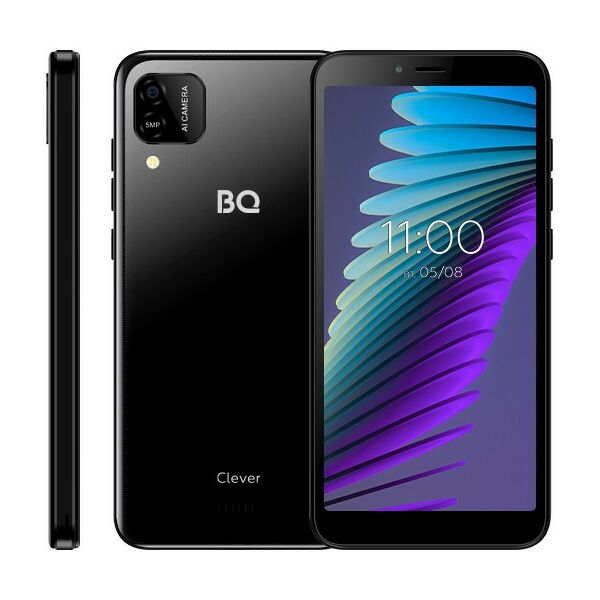 Смартфоны: Смартфон BQ 5765L Clever черный 2.0GHz*1 + 1.8GHz*3/3 Gb/16 Gb/2G/3G /4G/WiFi/Bluetooth/GPS/Глонасс/5.7" 720*1440  IPS/Android 11.0 [UNISOC T310] фотографии