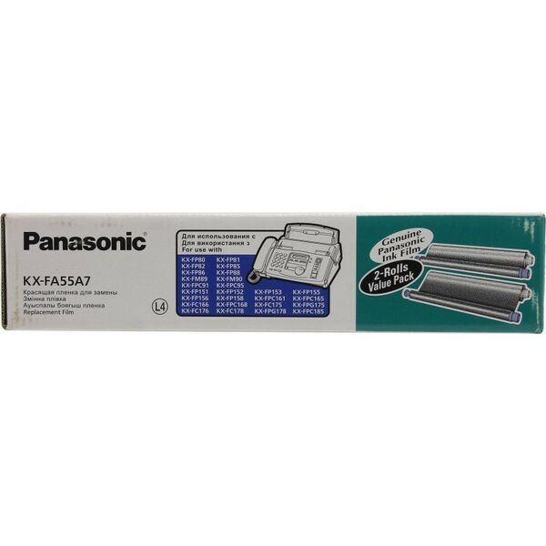 Для Panasonic: Термопленка Panasonic KX-FA55A/X(7) 2x50м, для KX-FC195, KX-FM90, KX-FP80/81/82/85/86/153/158 фотографии