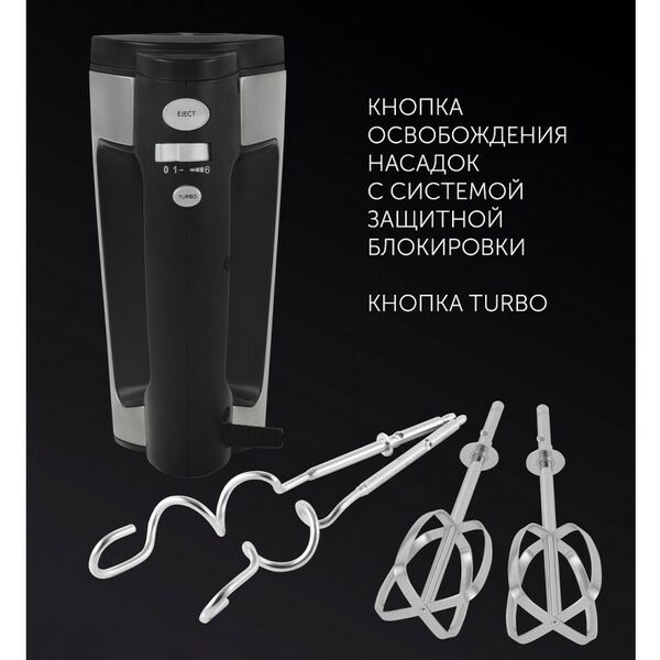 Миксеры: Миксер Polaris PHM 5009A черный фотографии