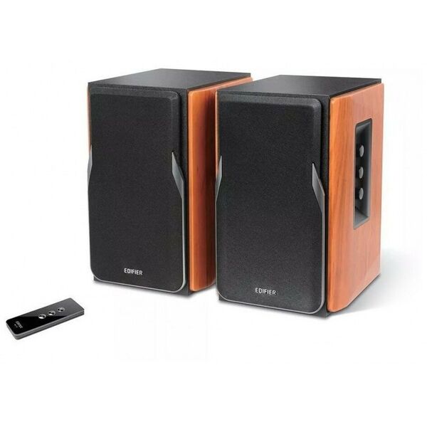 Колонки: Колонки Edifier R1380T 2x21W, дерево, ПДУ фотографии