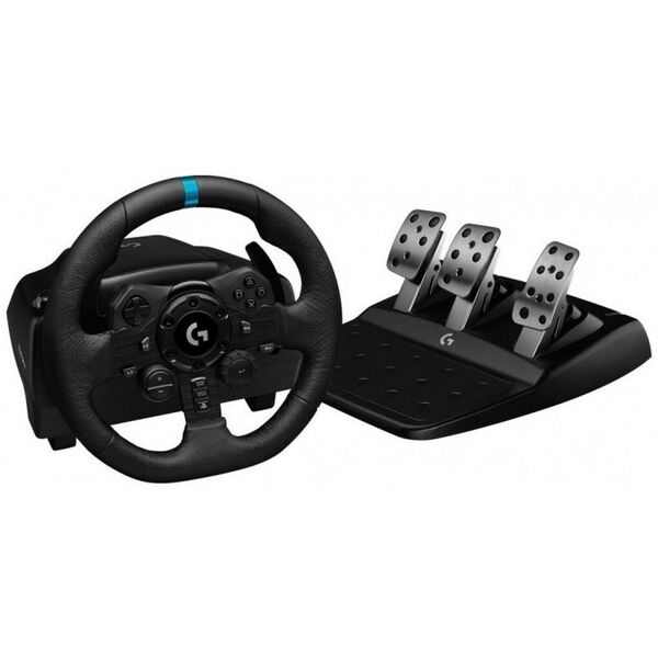 Рули и джойстики: Руль Logitech G923 Racing Wheel рулевое колесо, педали, XBOX/PC [941-000158] фотографии