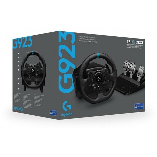 Рули и джойстики: Руль Logitech G923 Racing Wheel рулевое колесо, педали, XBOX/PC [941-000158] фотографии
