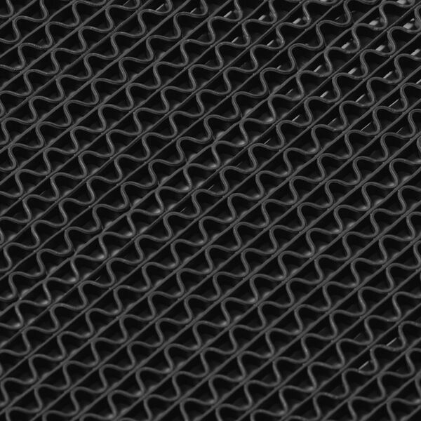 Коврики придверные, дорожки, паласы: Противоскользящий коврик ПВХ Vortex Zig-Zag 5 мм 0,9х10 м черный [22157] фотографии