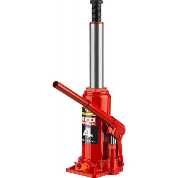 Домкраты: Домкрат бутылочный гидравлический STAYER RED FORCE 4т 195-380мм [43160-4] фотографии