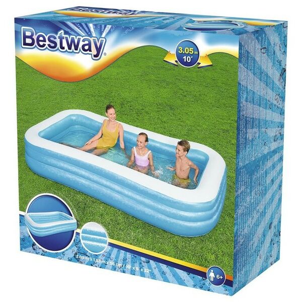 Бассейны: Бассейн надувной Bestway 305 х 183 х 56 см от 6 лет [54009] фотографии