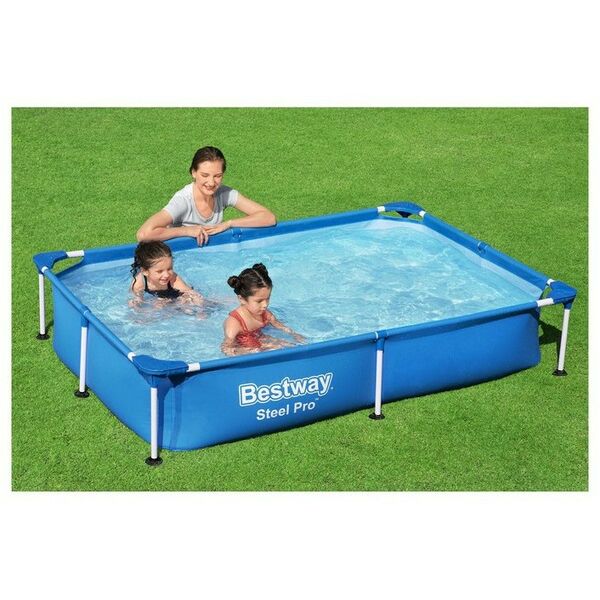Бассейны: Бассейн каркасный Bestway Steel Pro 221 х 150 х 43 см [56401] фотографии