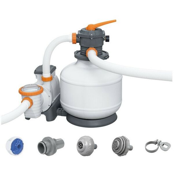 Бассейны: Фильтр-насос для бассейнов песочный Bestway 58486 220-240V, 11355 л/час фотографии