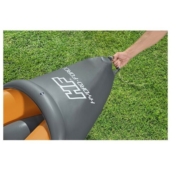Байдарки: Байдарка Bestway Lite-Rapid X2 Kayak 2 местная, вёсла 218 см, до 160 кг, 321 х 88 х 48 см [65077] фотографии