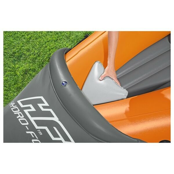 Байдарки: Байдарка Bestway Lite-Rapid X2 Kayak 2 местная, вёсла 218 см, до 160 кг, 321 х 88 х 48 см [65077] фотографии