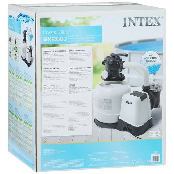 Бассейны: Фильтр-насос для бассейнов песчаный Intex 220-240V, 8000 л/ч [26648] фотографии