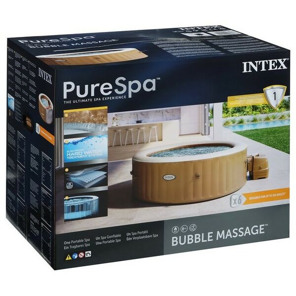 Бассейны: SPA бассейн Intex BUBBLE MASSAGE 216 х 71 см 220-240V, от 6 лет [28428] фотографии
