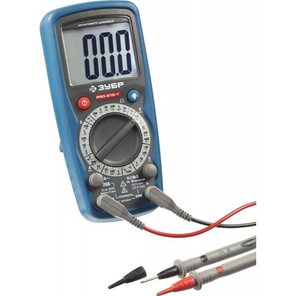 Мультиметры: Цифровой мультиметр Зубр PRO-815-Т [59815-T] фотографии