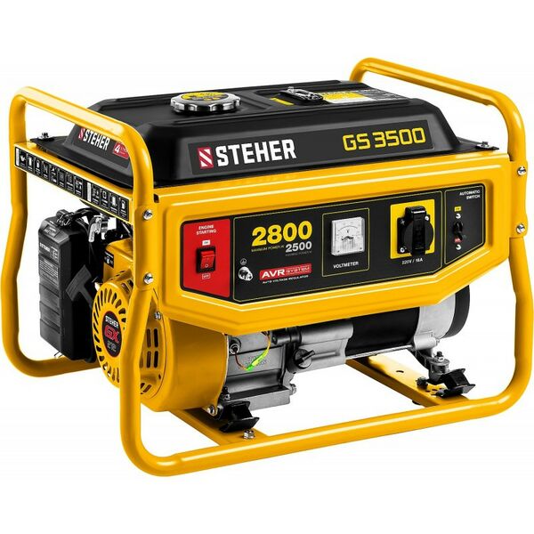 Электростанции: Бензиновый генератор STEHER GS-3500 2800 Вт [GS-3500] фотографии