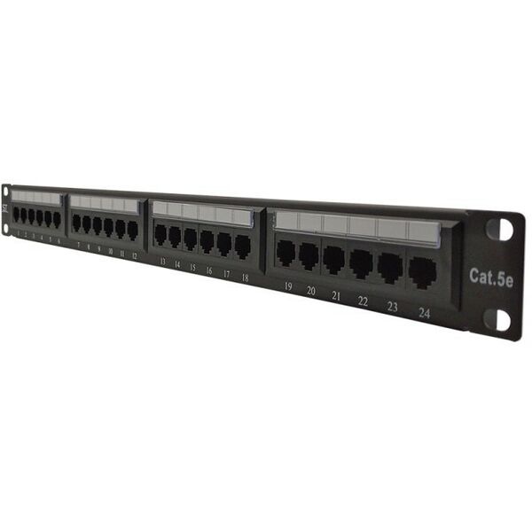 Шкафы и стойки: Коммутационная панель (патч-панель) ST ST-PP24-01 19", 5Е, UTP, 24 порта фотографии