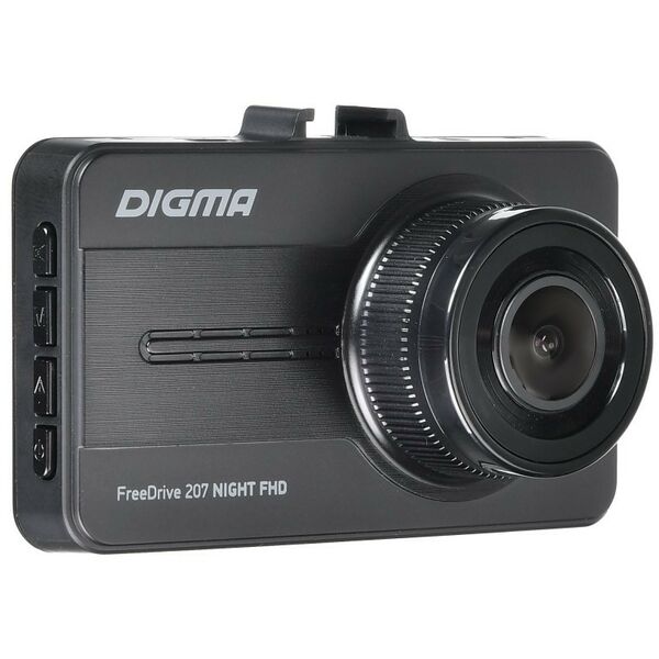 Автомобильные видеорегистраторы: Видеорегистратор Digma FreeDrive 207 Night FHD Black 1920х1080, 150°, LCD 3",G-sens, microSDHC, USB, мик, Li-Ion фотографии