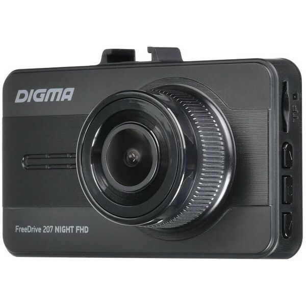 Автомобильные видеорегистраторы: Видеорегистратор Digma FreeDrive 207 Night FHD Black 1920х1080, 150°, LCD 3",G-sens, microSDHC, USB, мик, Li-Ion фотографии