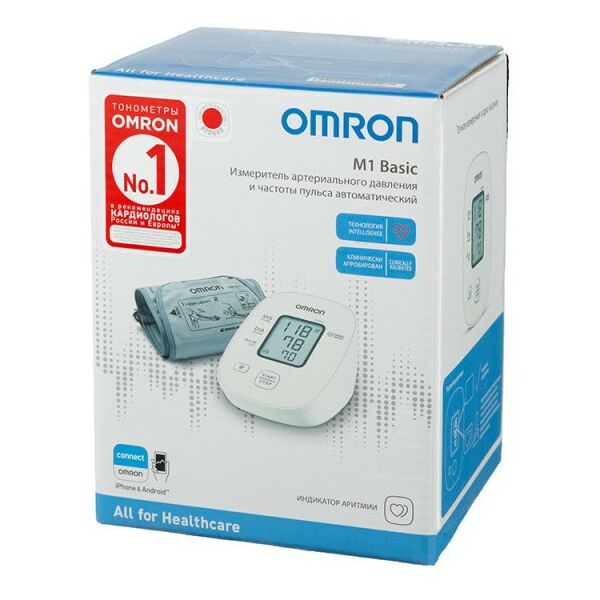 Диагностические приборы: Тонометр Omron M1 Basic фотографии