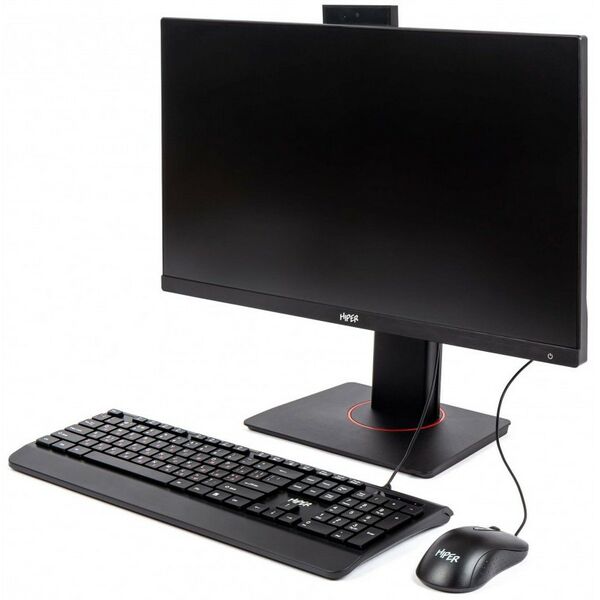 Моноблоки: Моноблок Hiper V6 black Core i5 11500/16Gb/512Gb SSD/DVDRW/VGA int/kb+m/no OS/23.8" IPS FHD [74YQCYXU6B] фотографии