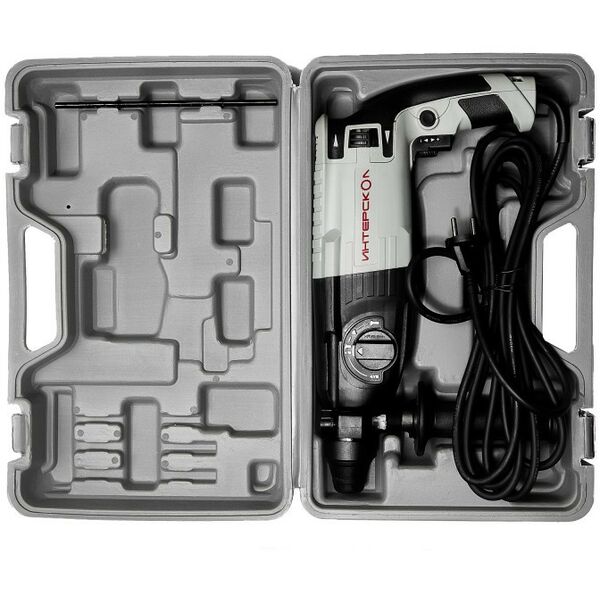 Перфораторы: Перфоратор Интерскол П-26/800ЭР SDS plus, кейс [426.0.1.00] фотографии