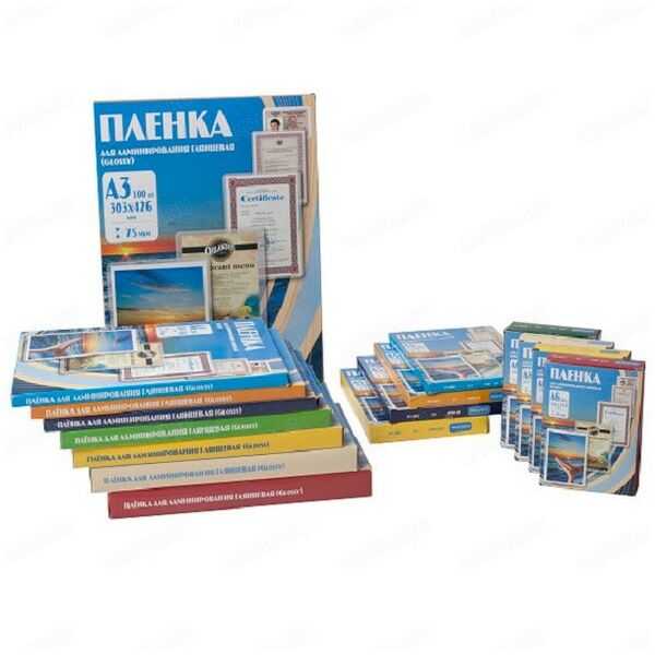Пленка для ламинирования: Пленка  Sticky Back 303х426 38/80 мик, 100 шт. фотографии