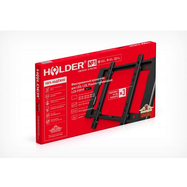 Крепеж для аудио-видео техники: Кронштейн Holder LCD-F3919-B фотографии