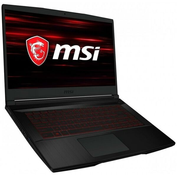 Ноутбуки: Ноутбук MSI GF63 Thin 11UC-216RU (MS-16R6) Core i7-11800H 2.30GHz Octa/8GB+512GB SSD/GF RTX3050 4GB/HM570/WiFi/BT5.1/1.0MP/15.6" FHD/3cell/1.86 kg/W10/1Y/BLACK [9S7-16R612-216] фотографии