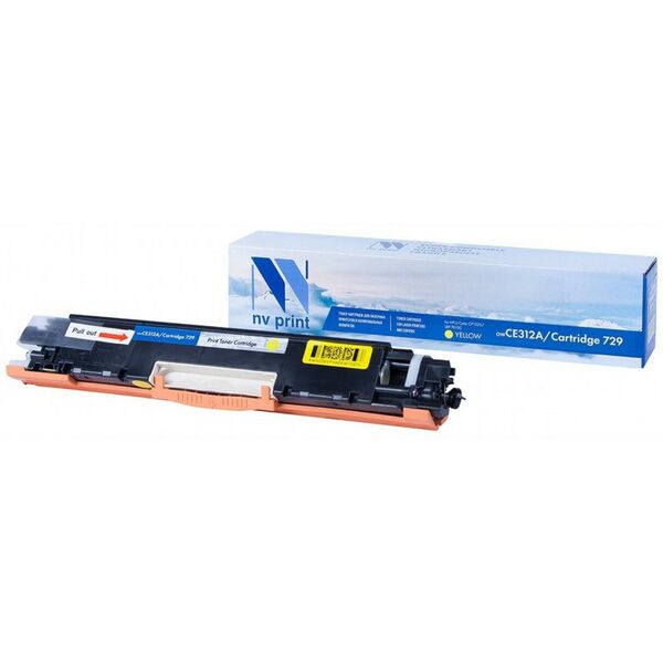 Для HP (совместимые): Картридж NV-Print CE312A/CF352A/Cartridge 729 Yellow для  HP M175nw/M176n, Canon CP1025/LBP7010C/LBP7018C фотографии