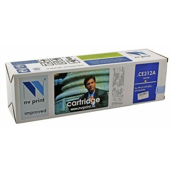 Для HP (совместимые): Картридж NV-Print CE312A/CF352A/Cartridge 729 Yellow для  HP M175nw/M176n, Canon CP1025/LBP7010C/LBP7018C фотографии