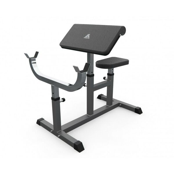 Свободные веса: Скамья Скотта DFC Homegym UB009G серый фотографии