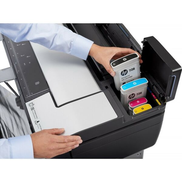 Плоттеры:  HP DesignJetT830 MFP 36", 4color, 2400x1200dpi, 1Gb, 25spp(A1drawingmode), USB/GigEth/Wi-Fi, stand [F9A30D] фотографии