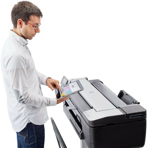 Плоттеры:  HP DesignJetT830 MFP 36", 4color, 2400x1200dpi, 1Gb, 25spp(A1drawingmode), USB/GigEth/Wi-Fi, stand [F9A30D] фотографии