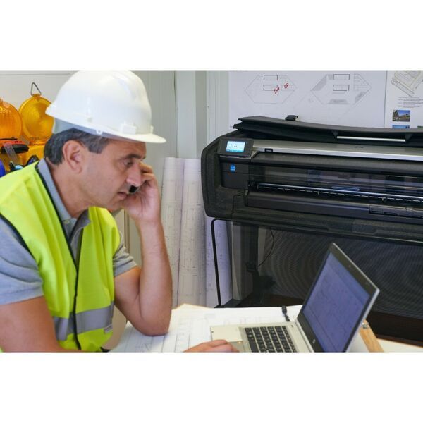 Плоттеры:  HP DesignJetT830 MFP 36", 4color, 2400x1200dpi, 1Gb, 25spp(A1drawingmode), USB/GigEth/Wi-Fi, stand [F9A30D] фотографии