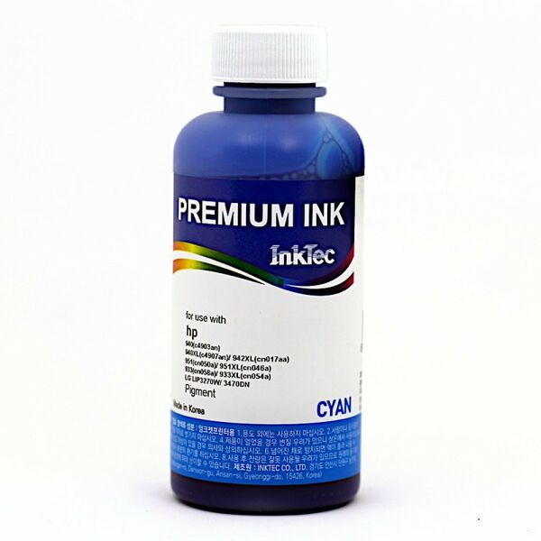 Для HP (совместимые): Чернила InkTec H8940-100MC синие Pigment 100мл для HP C4903AN(940), C4907AN(940XL), CN017AA(942XL, 933/932, 950/951) фотографии